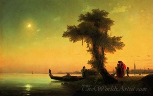 View On Lagoon Of Venice