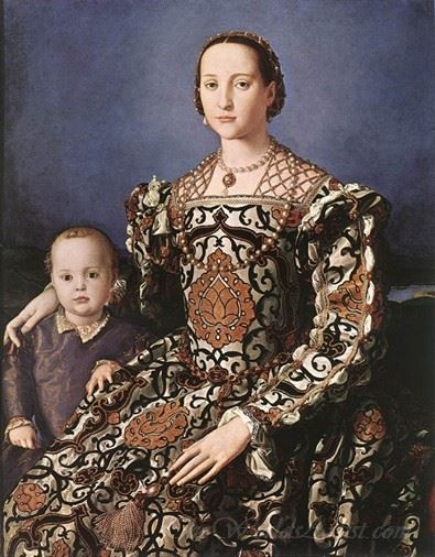 Eleonora Of Toledo With Her Son Giovanni De Medici