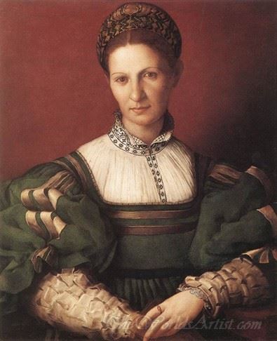 Portrait Of A Lady In Green