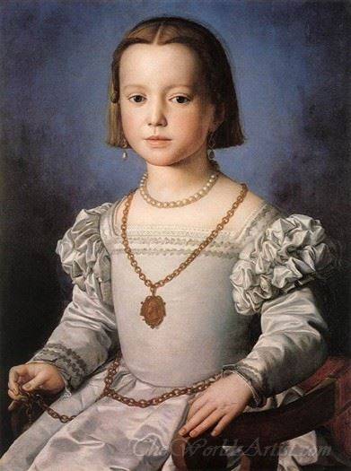 Portrait Of Bia Illegitimate Daughter Of Cosimo I