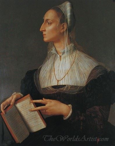 Portrait Of Laura Battiferri Wife Of Sculptor Bartolomeo Ammannati