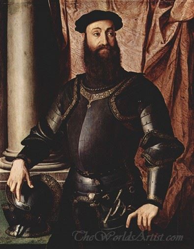 Portrait Of Stefano Iv Colonna