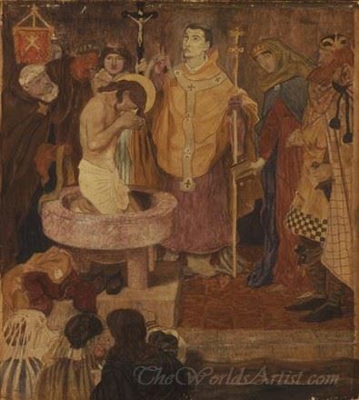 The Baptism Of St Oswald